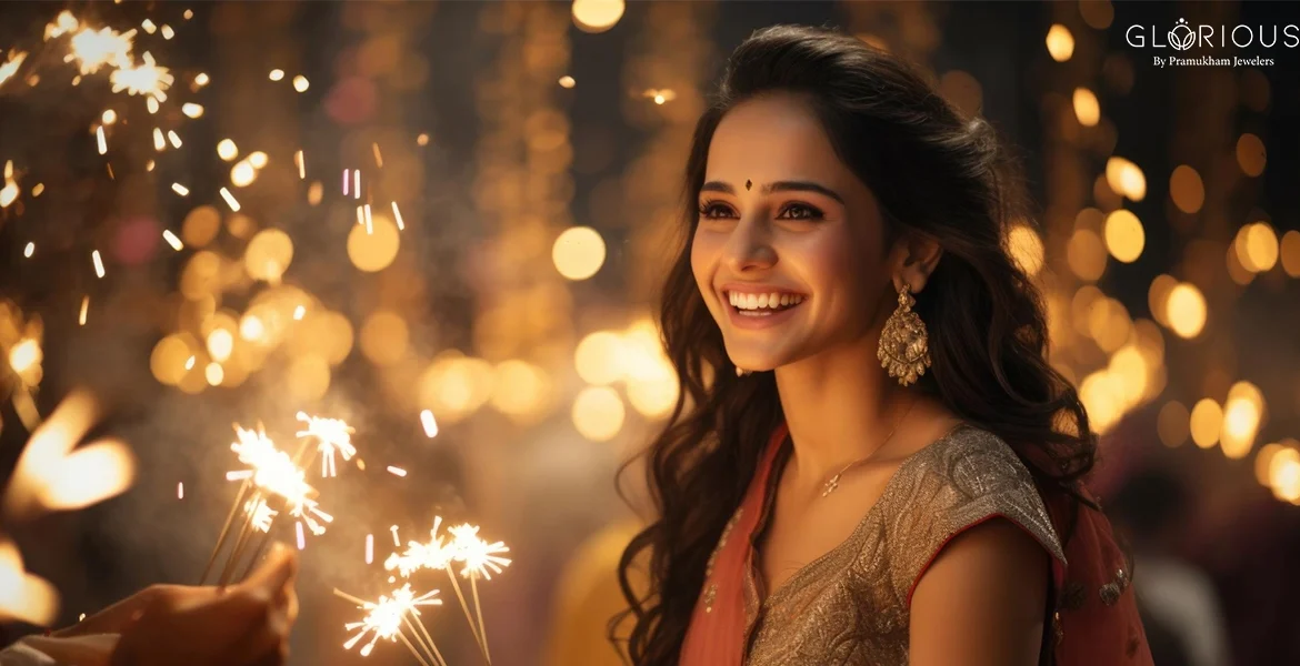 Diamond Jewelry for Diwali 2023 Add Sparkle to Your Festive Outfits