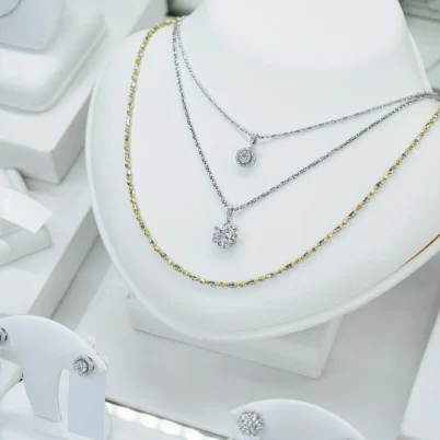 white gold and yellow gold