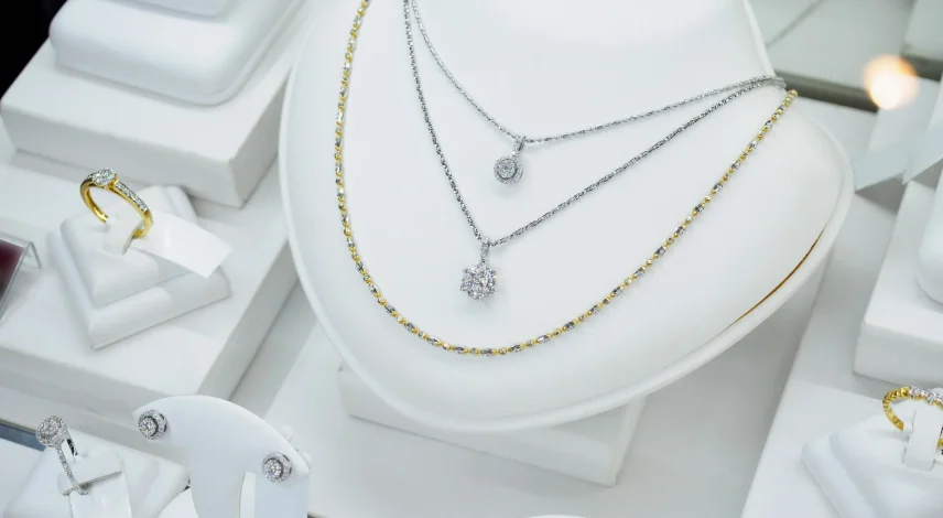 white gold and yellow gold